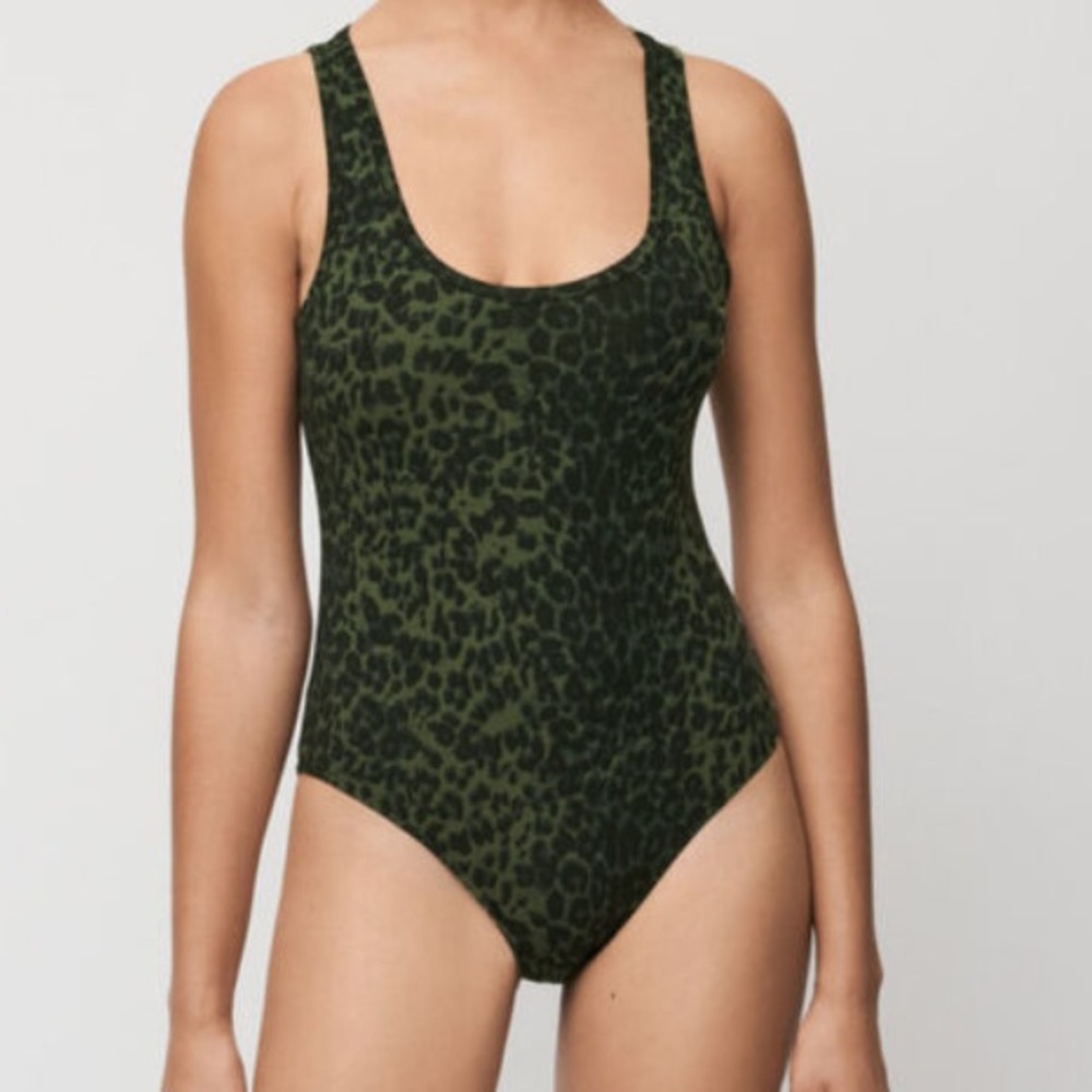 Maje  VARLEY limited edition printed sports bodysuit size XS